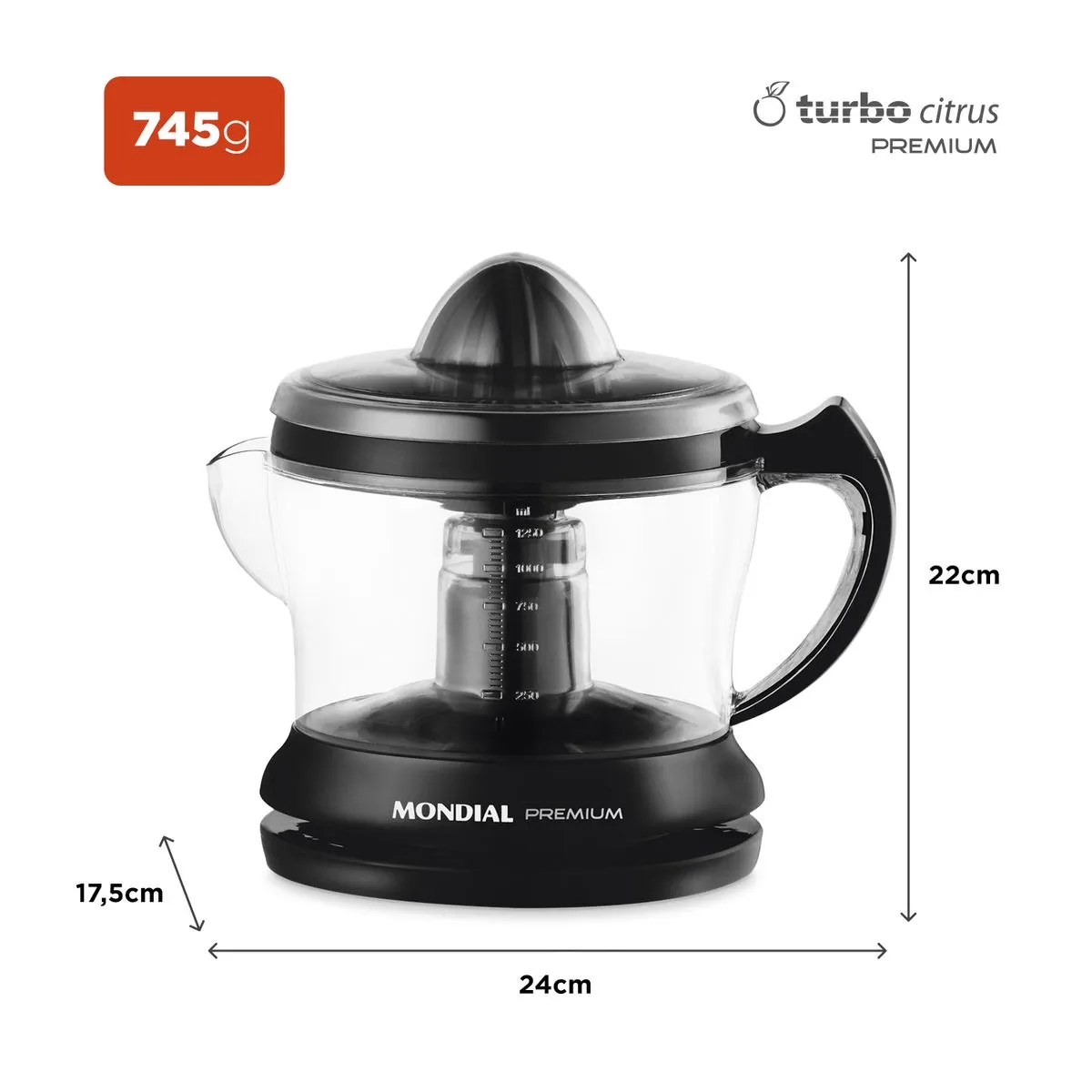 Espremedor Mondial Premium E-02 - Image 6