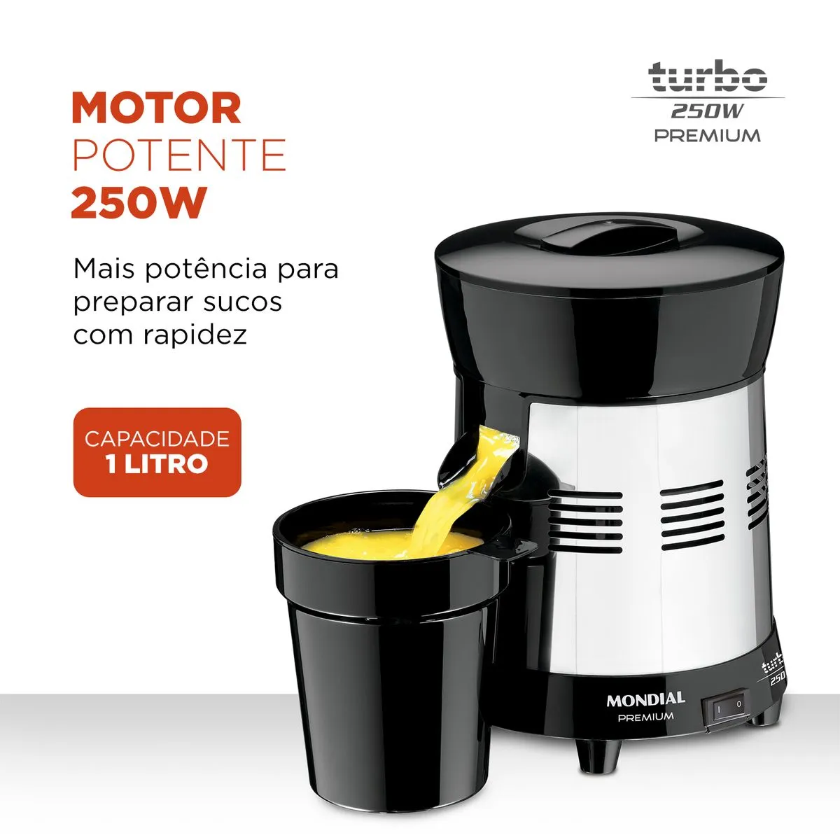 Extrator de Sucos Mondial Turbo Premium E-10 - Image 2