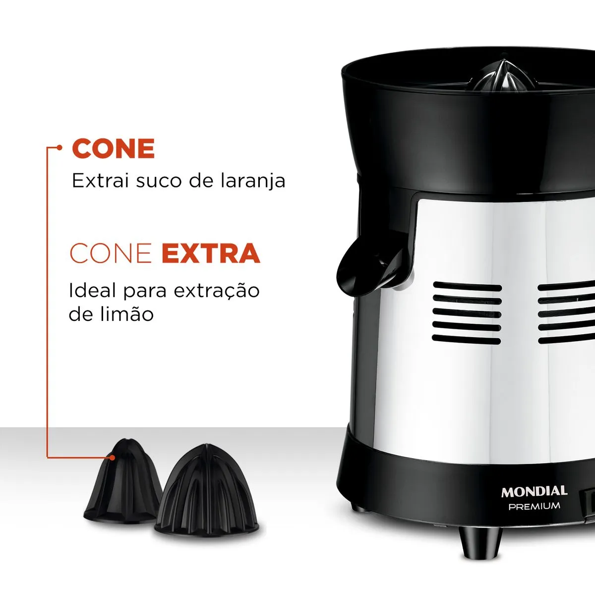 Extrator de Sucos Mondial Turbo Premium E-10 - Image 3