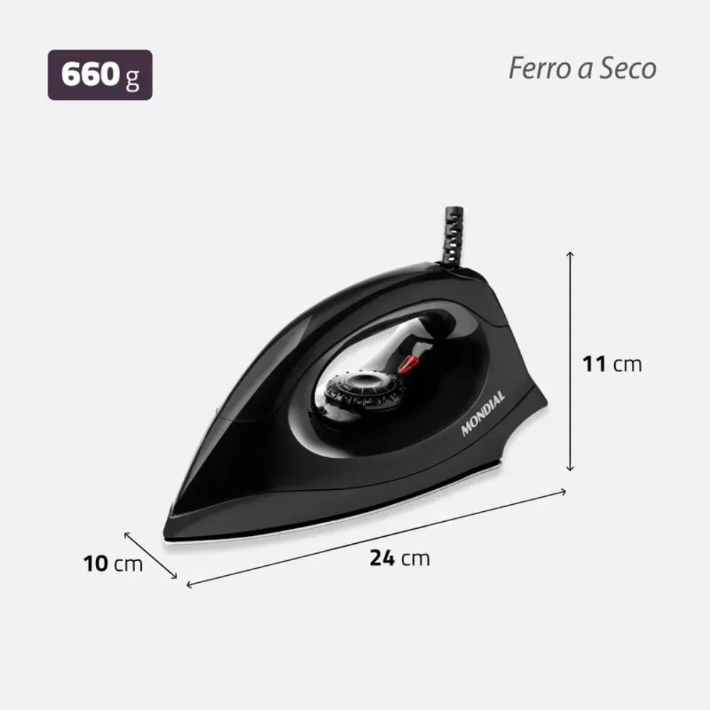 Ferro de Passar a Seco Mondial FSN-55-B - Image 5