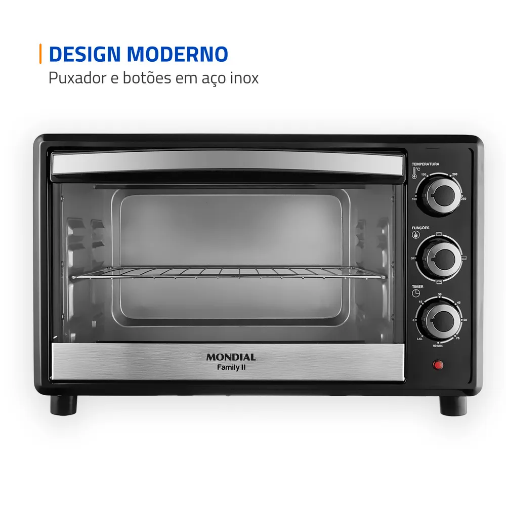 Forno Elétrico 42L 1600W Family II Mondial - Image 11