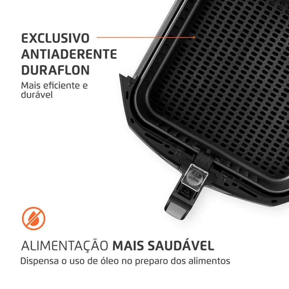 Fritadeira Elétrica Air Fryer 8L Mega Family AFN-80-BI Mondial - Image 3