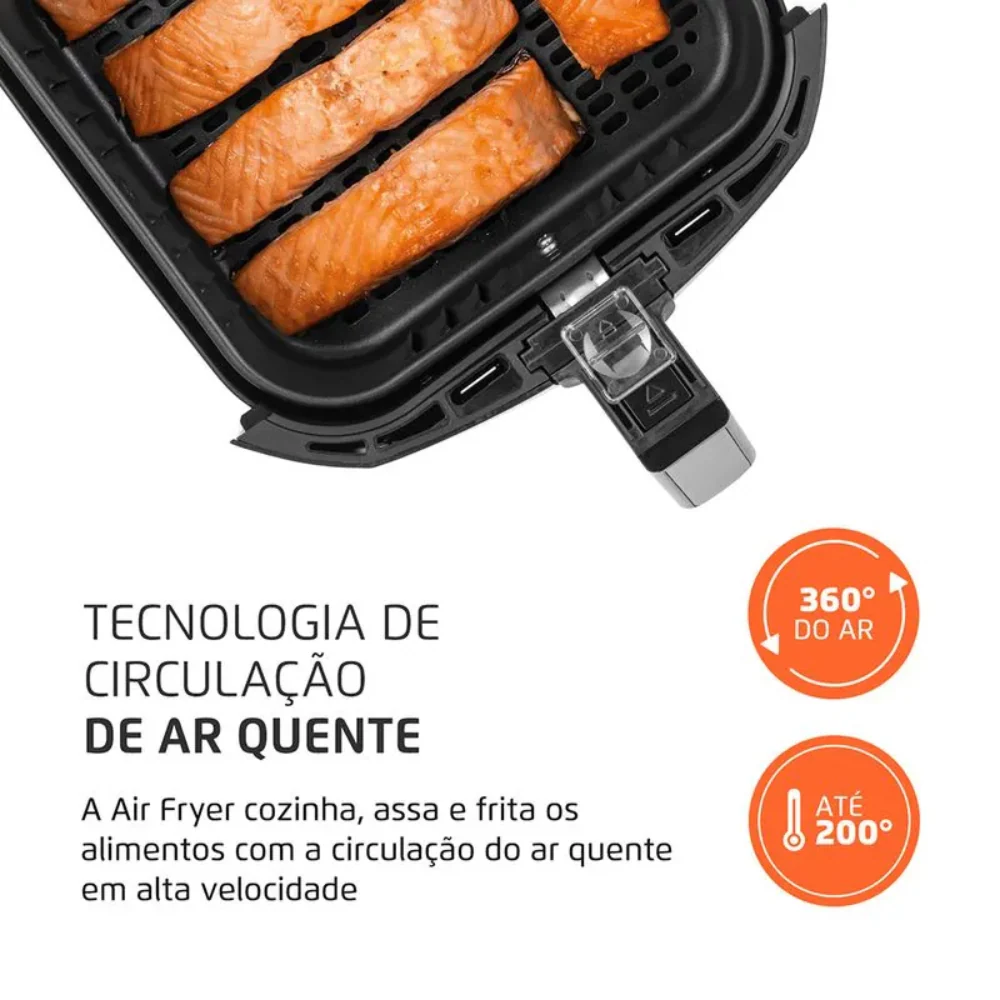 Fritadeira Elétrica Air Fryer Mondial 5 Litros AFN-50-BI - Image 4