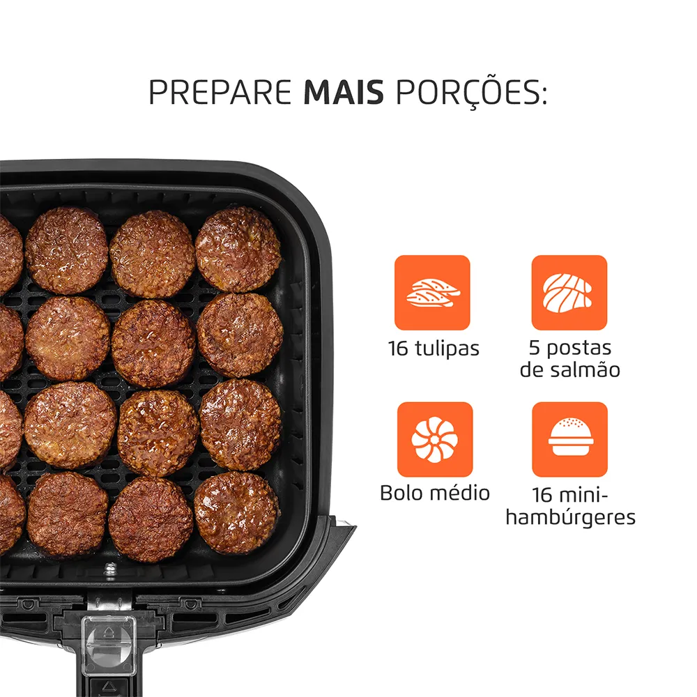 Fritadeira Sem Óleo Air Fryer 4 Litros AFN-40-BI Mondial - Image 3
