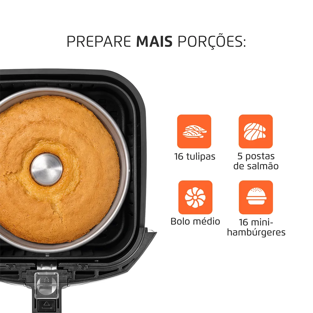Fritadeira Sem Óleo Air Fryer 4L Mondial AFN-40-PI - Image 3