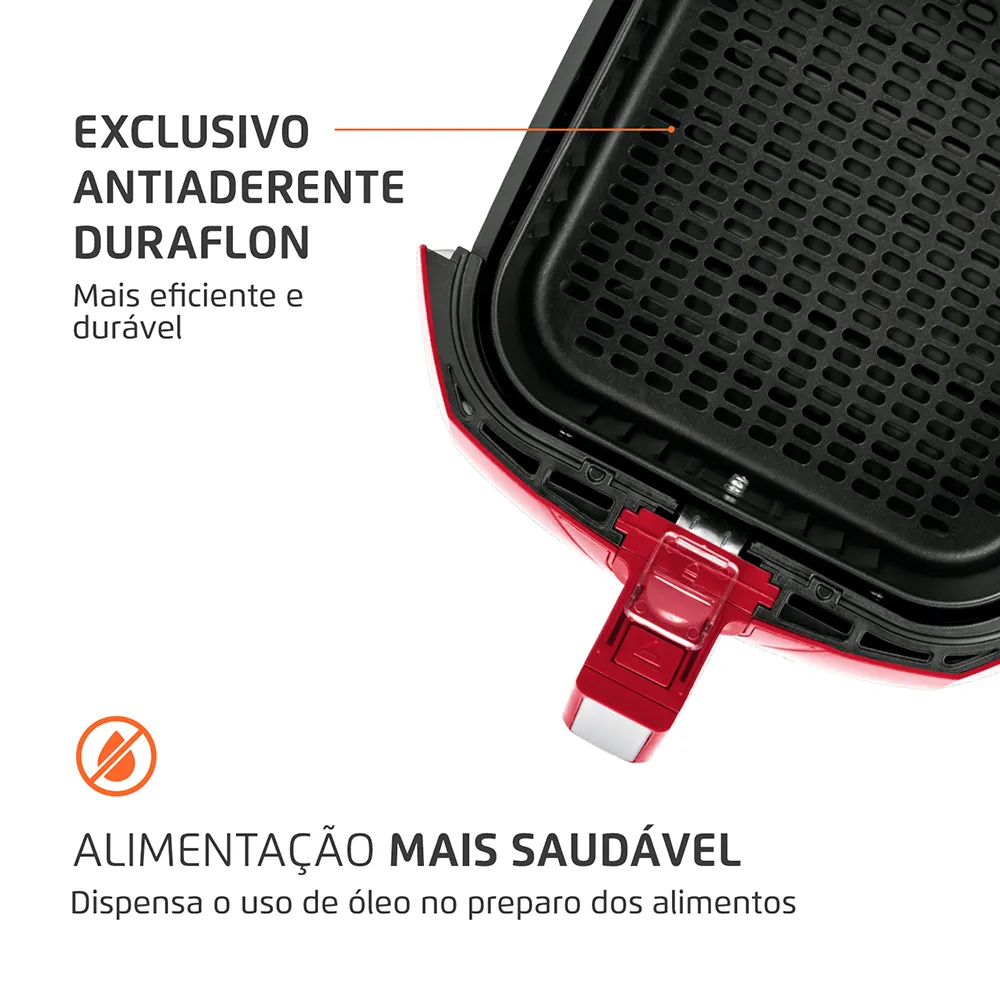 Fritadeira Sem Óleo Air Fryer 4L Mondial AFN-40-RI - Image 6