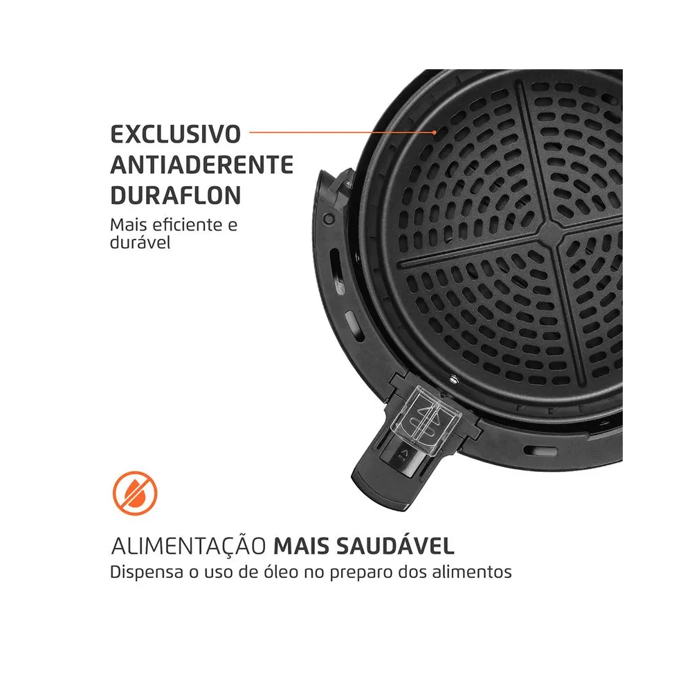 Fritadeira Sem Óleo Air Fryer Pratic 3,6L Mondial AF-36-BI - Image 6