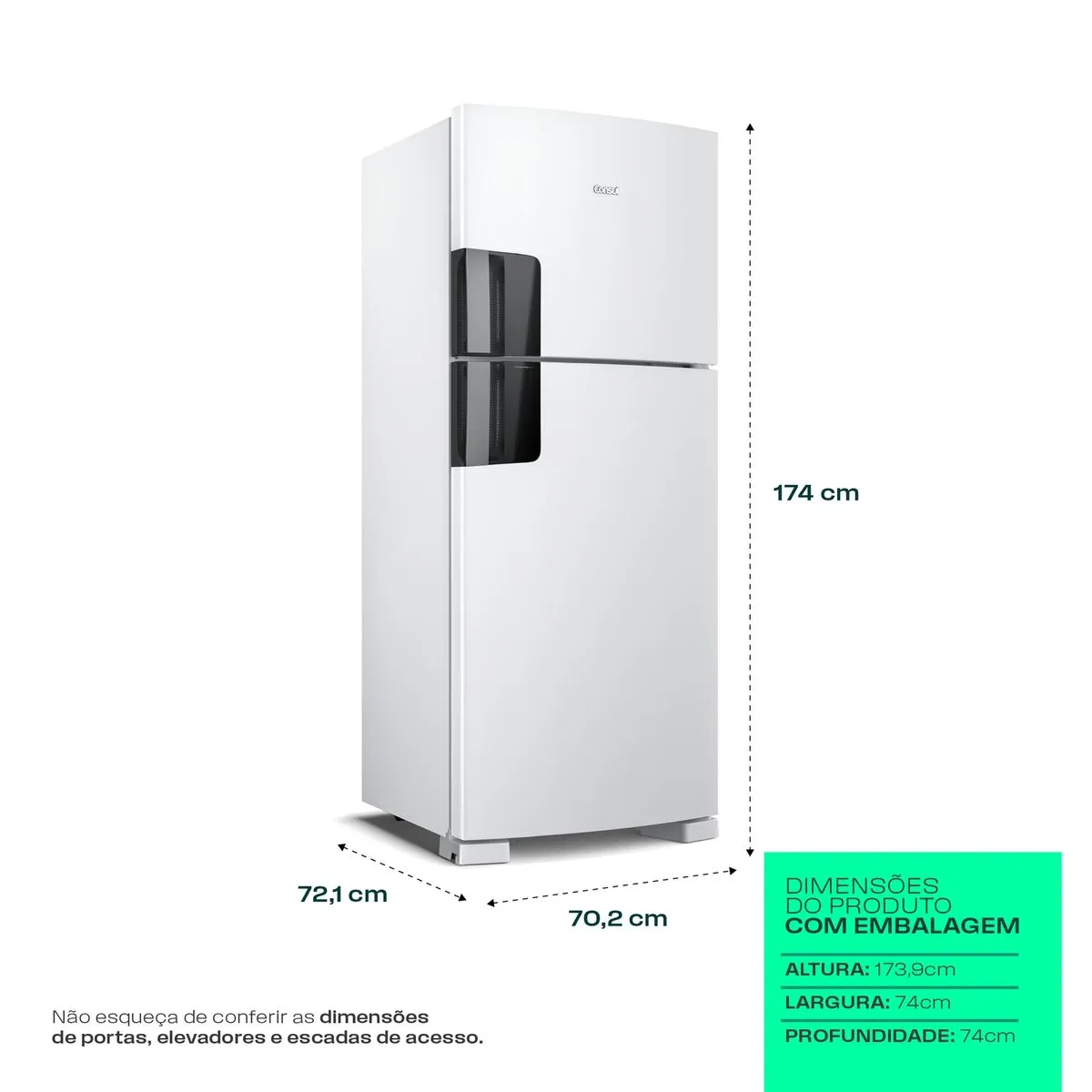 Geladeira Frost Free Duplex 410 Litros CRM50LB Consul - Image 5