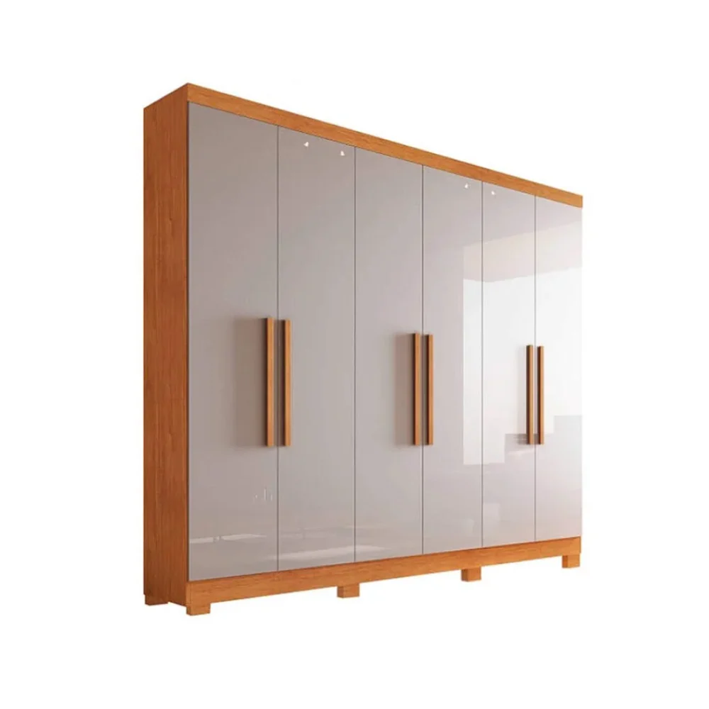 Guarda Roupa Casal 6 Portas 2 Gavetas Sergipe Bianchi - Image 2