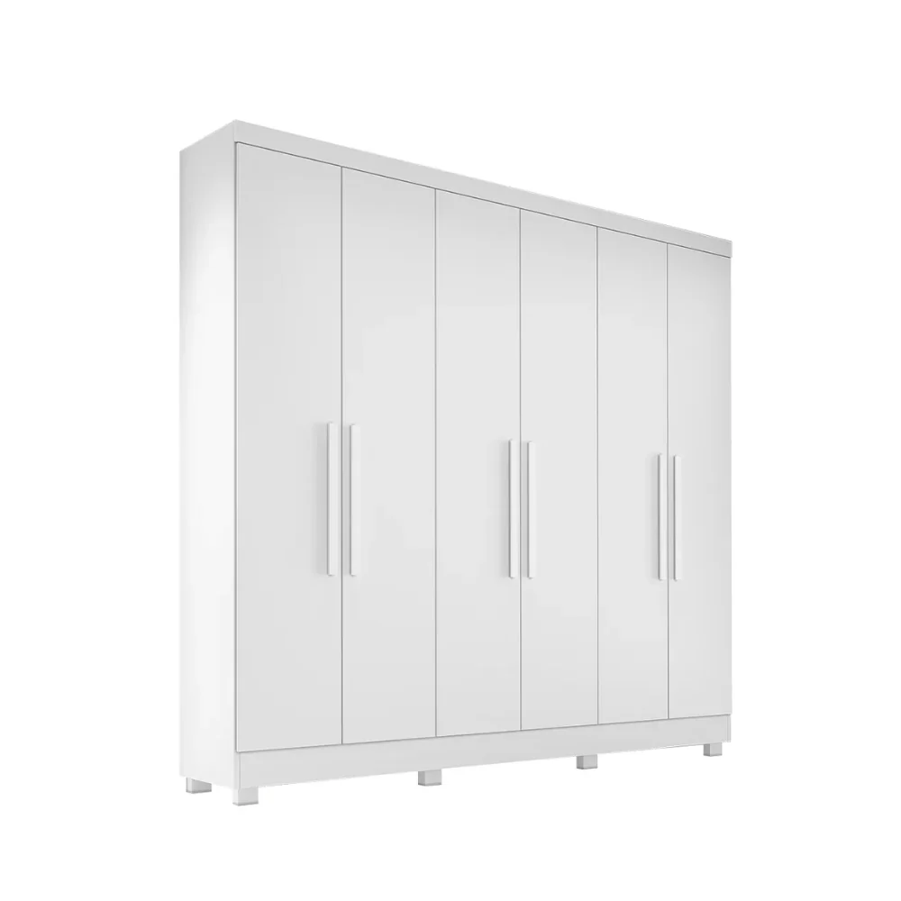Guarda Roupa Casal 6 Portas 2 Gavetas Sergipe Bianchi - Image 6
