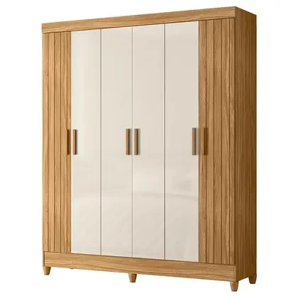 Guarda-Roupa Casal 6 Portas 2 Gavetas Uruguai Moval - Image 2