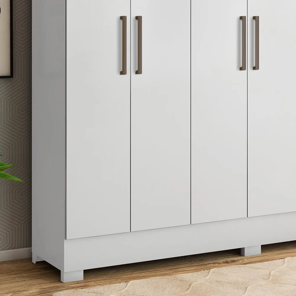 Guarda-Roupa Casal 6 Portas 3 gavetas Prático Demóbile - Image 3