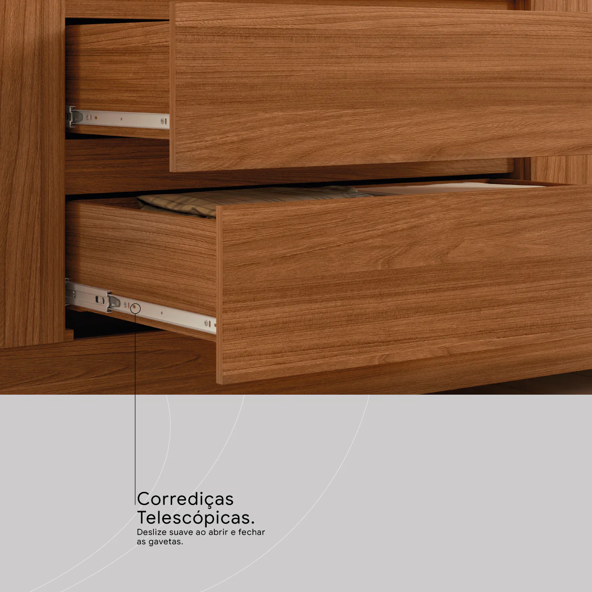 Guarda-roupa Casal 6 Portas 4 Gavetas com Espelho Ópera Demóbile - Image 11