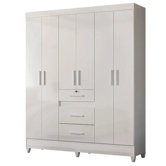 Guarda-Roupa Casal Itatiba 6 Portas 3 Gavetas Moval - Image 2