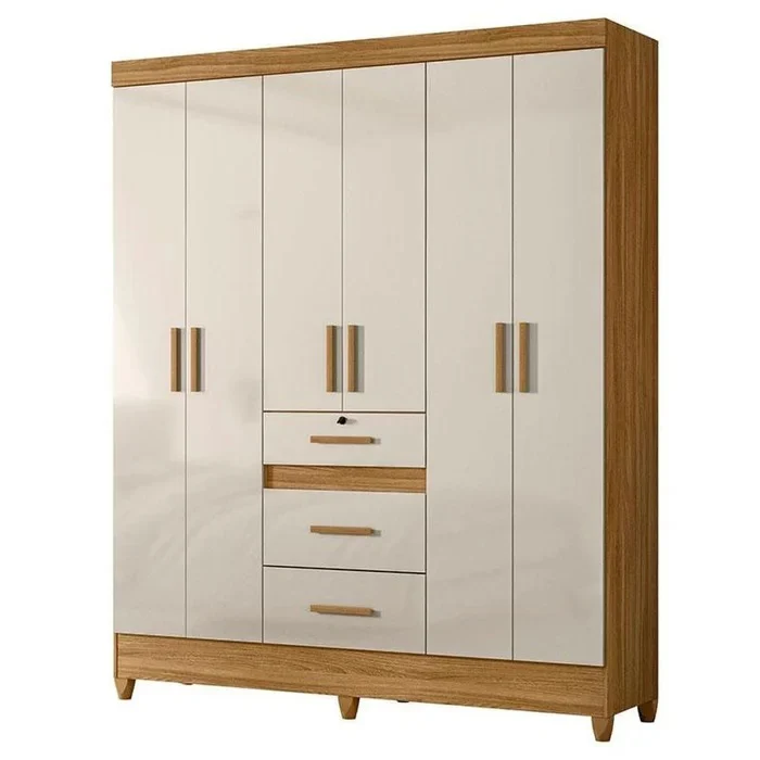 Guarda-Roupa Casal Itatiba 6 Portas 3 Gavetas Moval - Image 5