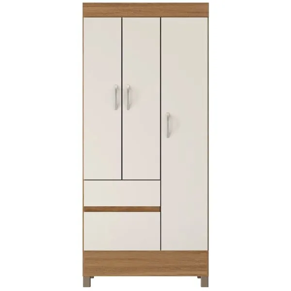 Guarda-Roupa Solteiro 3 Portas 2 Gavetas Wind Demóbile - Image 2