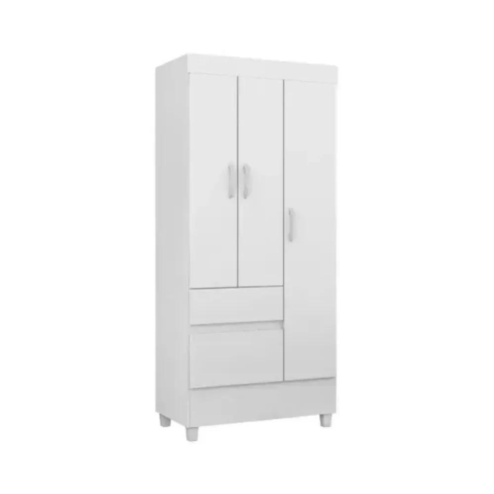 Guarda-Roupa Solteiro 3 Portas 2 Gavetas Wind Demóbile - Image 8