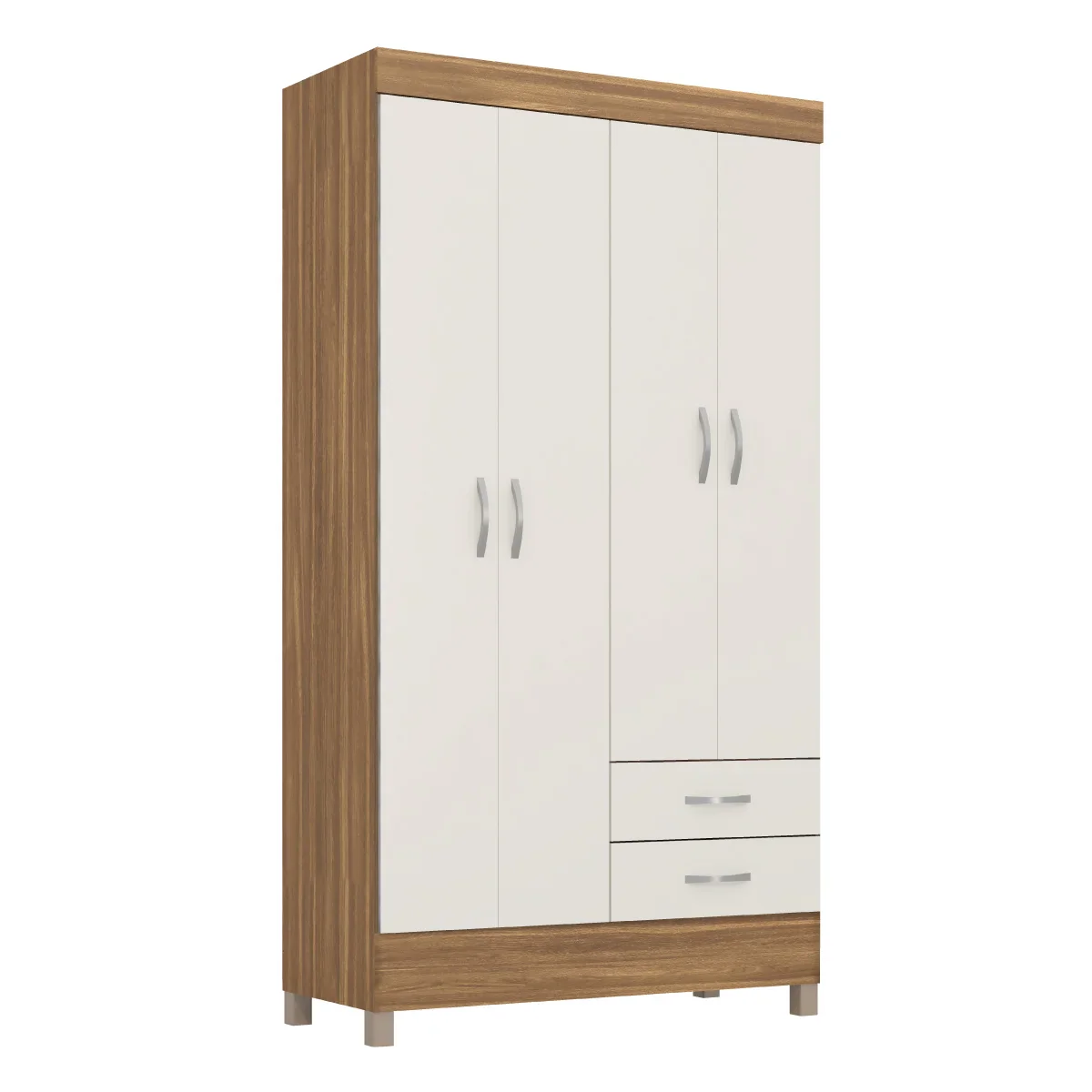 Guarda-Roupa Solteiro 4 Portas 2 Gavetas Astro Demóbile - Image 6