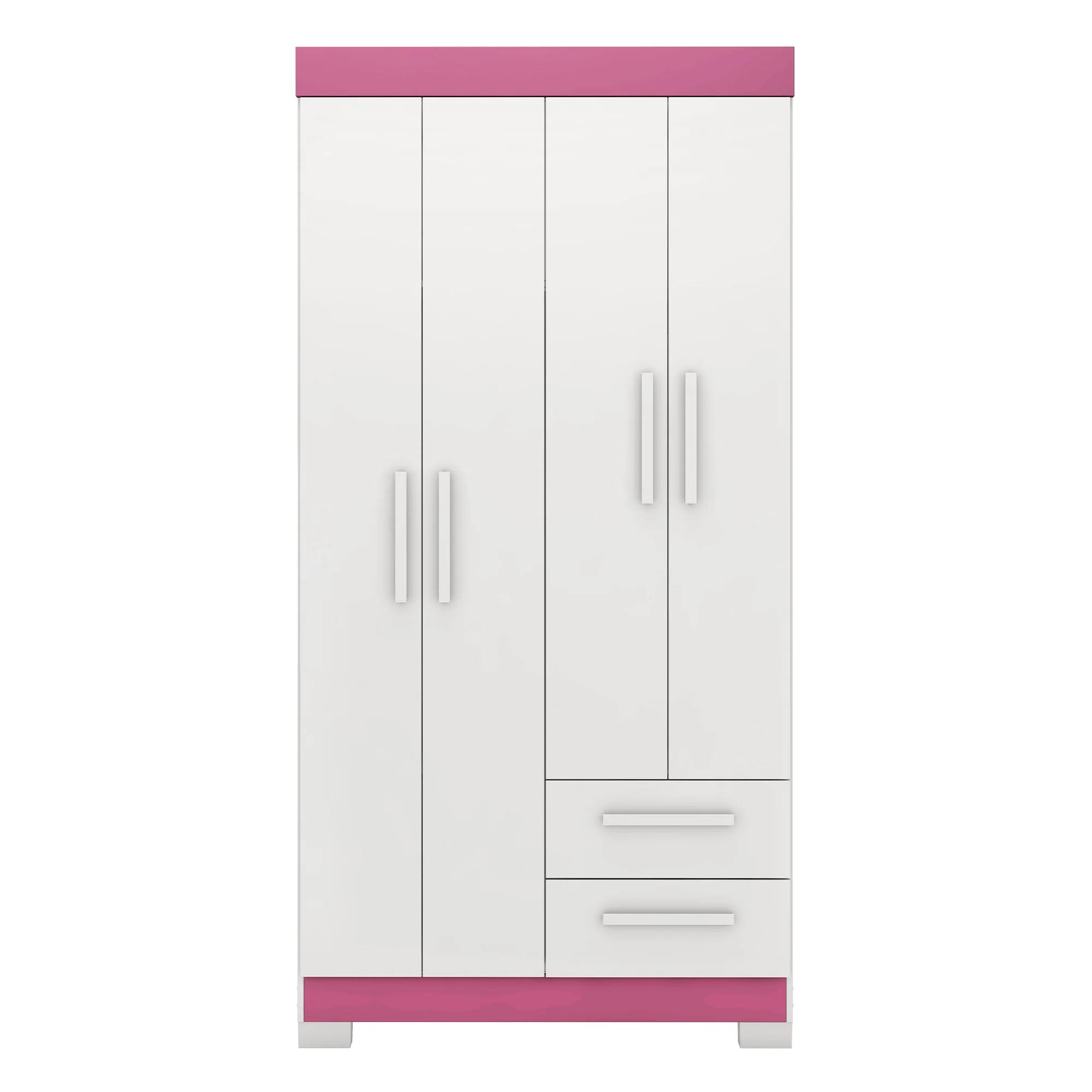 Guarda-Roupa Solteiro 4 Portas 2 Gavetas Nt6010 Notável Móveis - Image 6