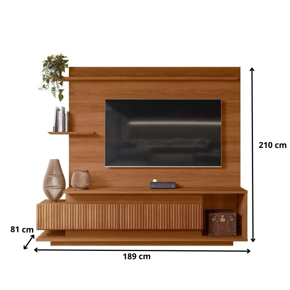Home Para TV 65 Ripado 3D 2 Portas Istambul  Lukaliam - Image 9