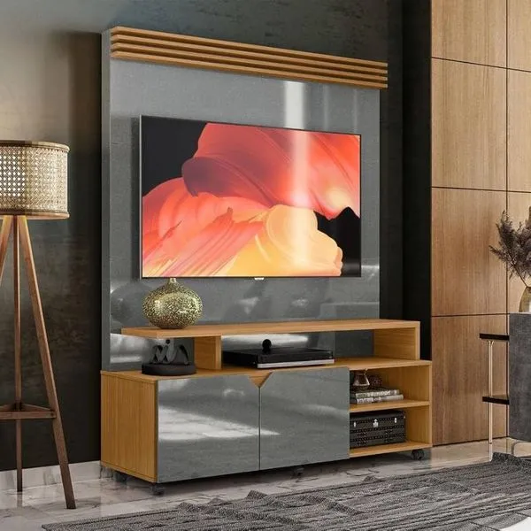 Home Para TV até 55" 2 Portas Berlim Lukaliam - Image 5
