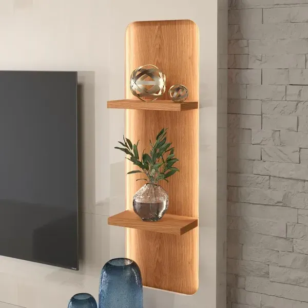 Home para TV até 70 Polegadas 1 Porta Correr 2 Gavetas Rodízio Brise Lukaliam - Image 9