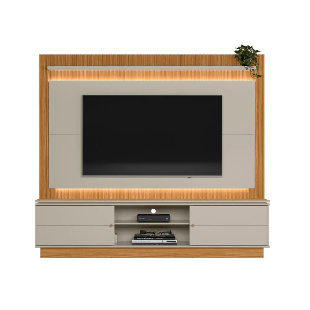 Home para Tv Até 75 Polegadas 2 Portas Flex Guararapes Linea - Image 2