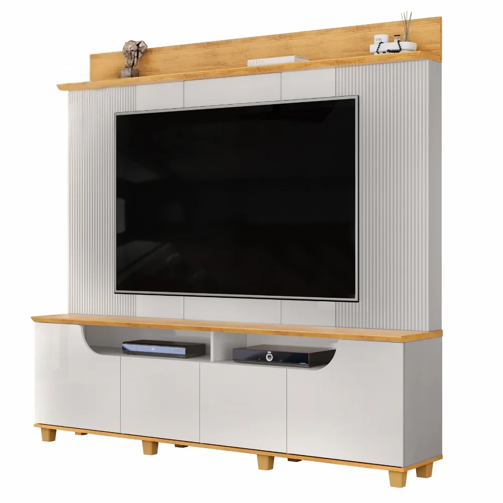 Home Para Tv de até 75" Polegadas Chanfrado Gama Dj Móveis - Image 7