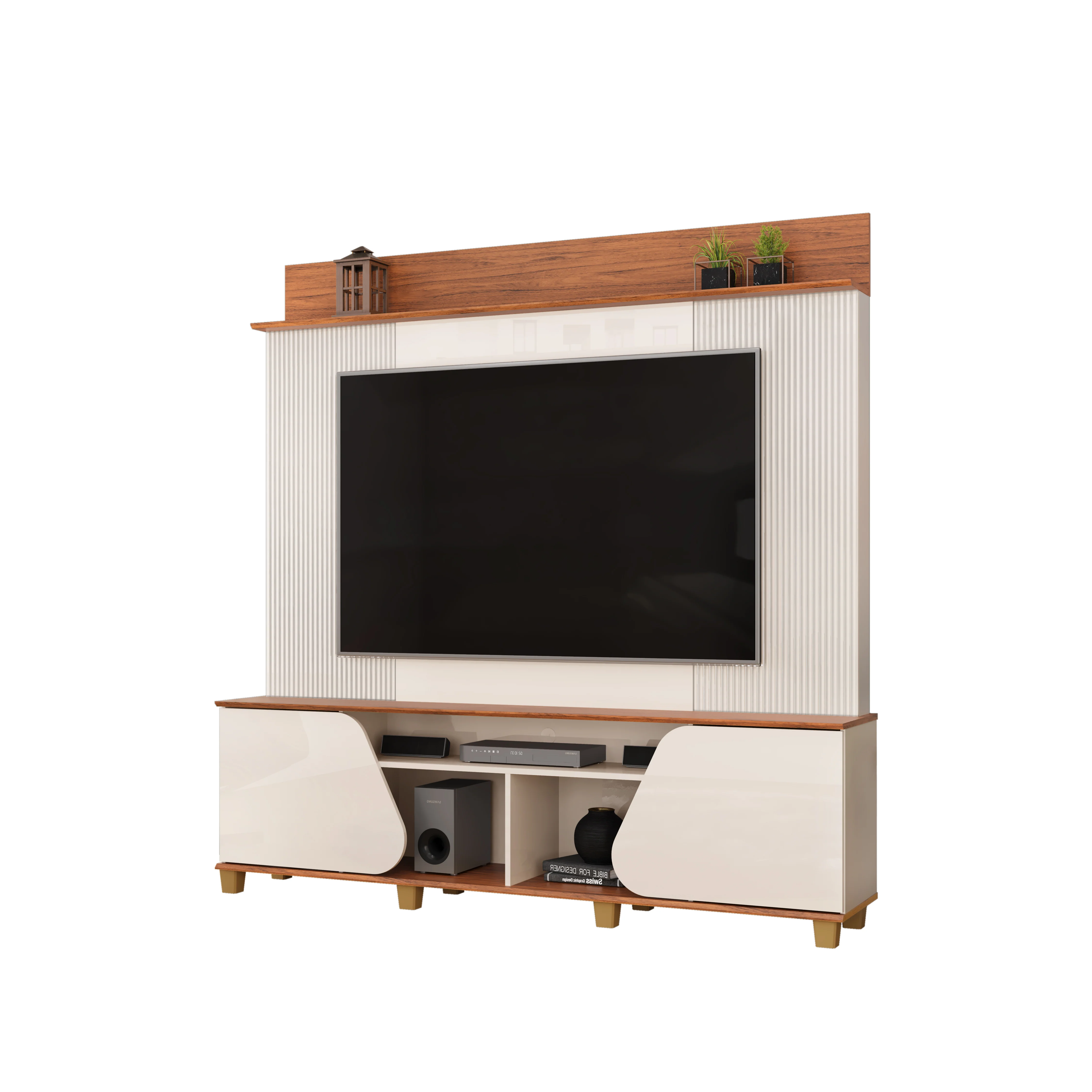 Home para TVs de até 70" Polegadas 180cm Chanfrado Henry Dj Móveis - Image 2