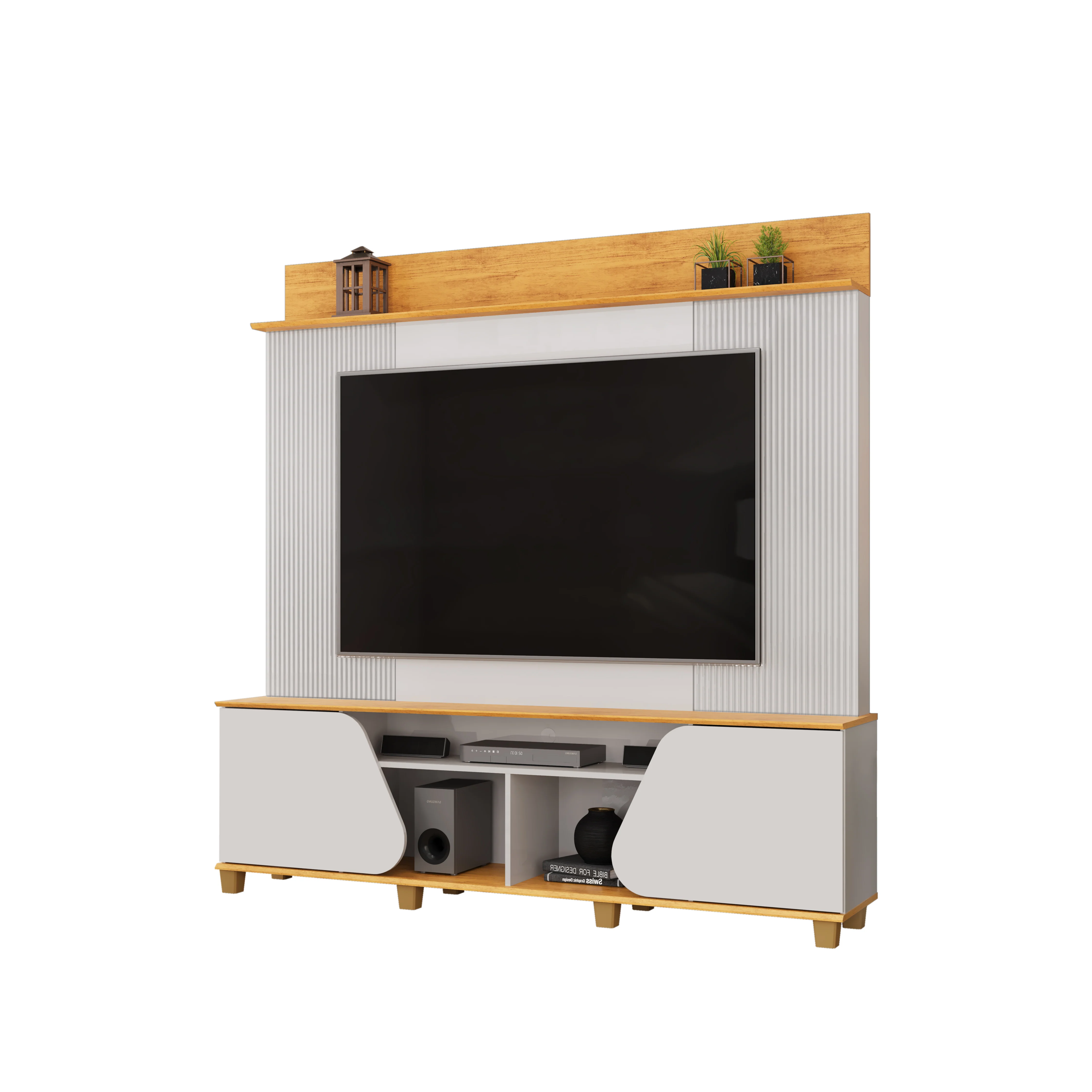 Home para TVs de até 70" Polegadas 180cm Chanfrado Henry Dj Móveis - Image 6