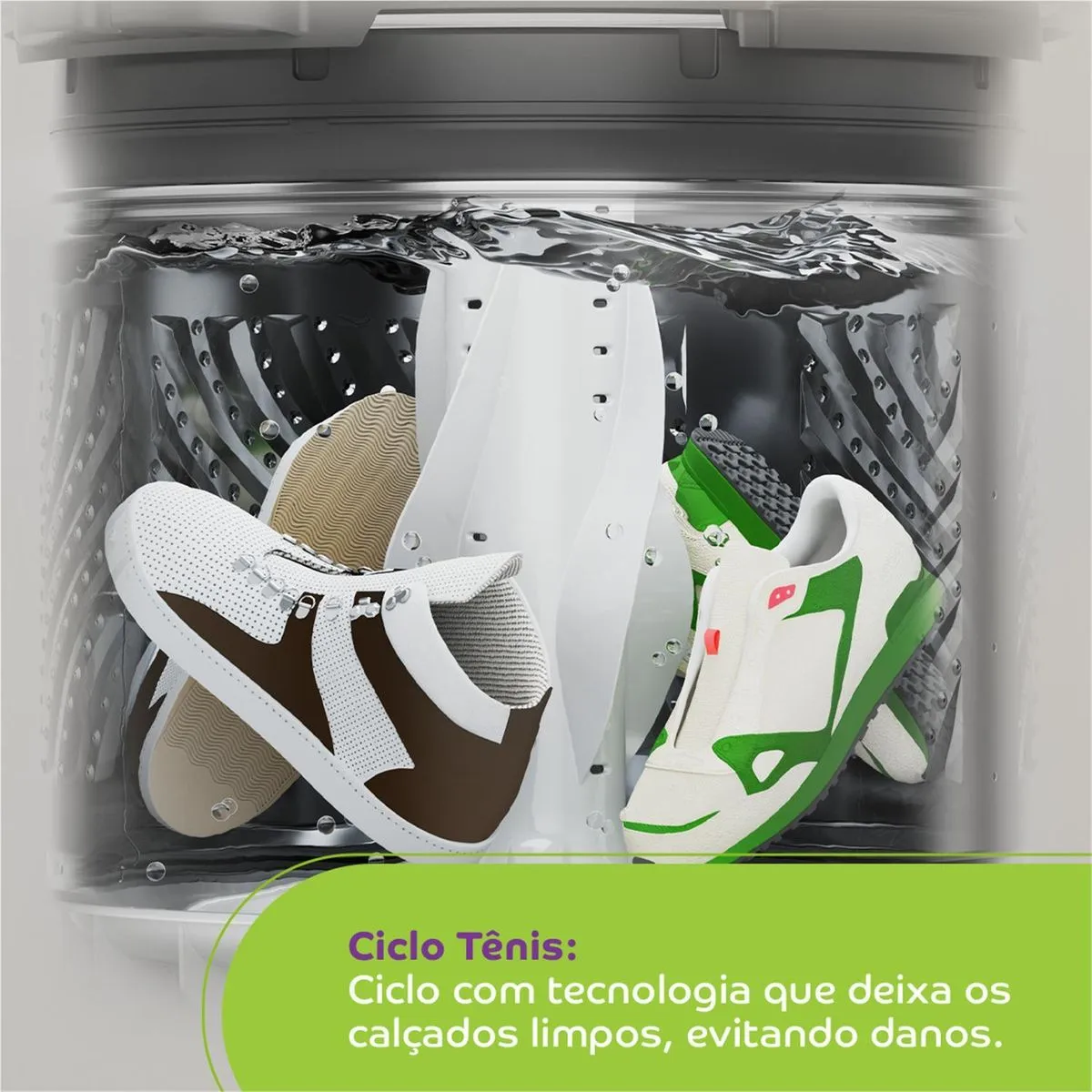 Máquina de Lavar 15kg Com Modo Eco CWN15AB Consul - Image 6
