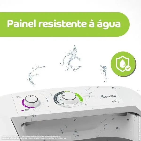 Máquina de Lavar  Automática 9kg CWB09AB  Consul - Image 10