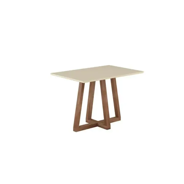Mesa de Jantar 90x90cm Quadrada 4 Lugares Livia Sonetto Móveis - Image 5