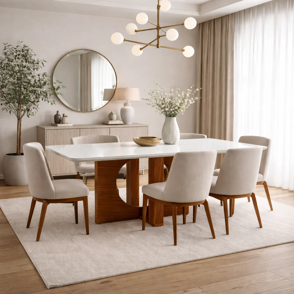 Mesa De Jantar Frisa 135X090 Lj Móveis - Image 3