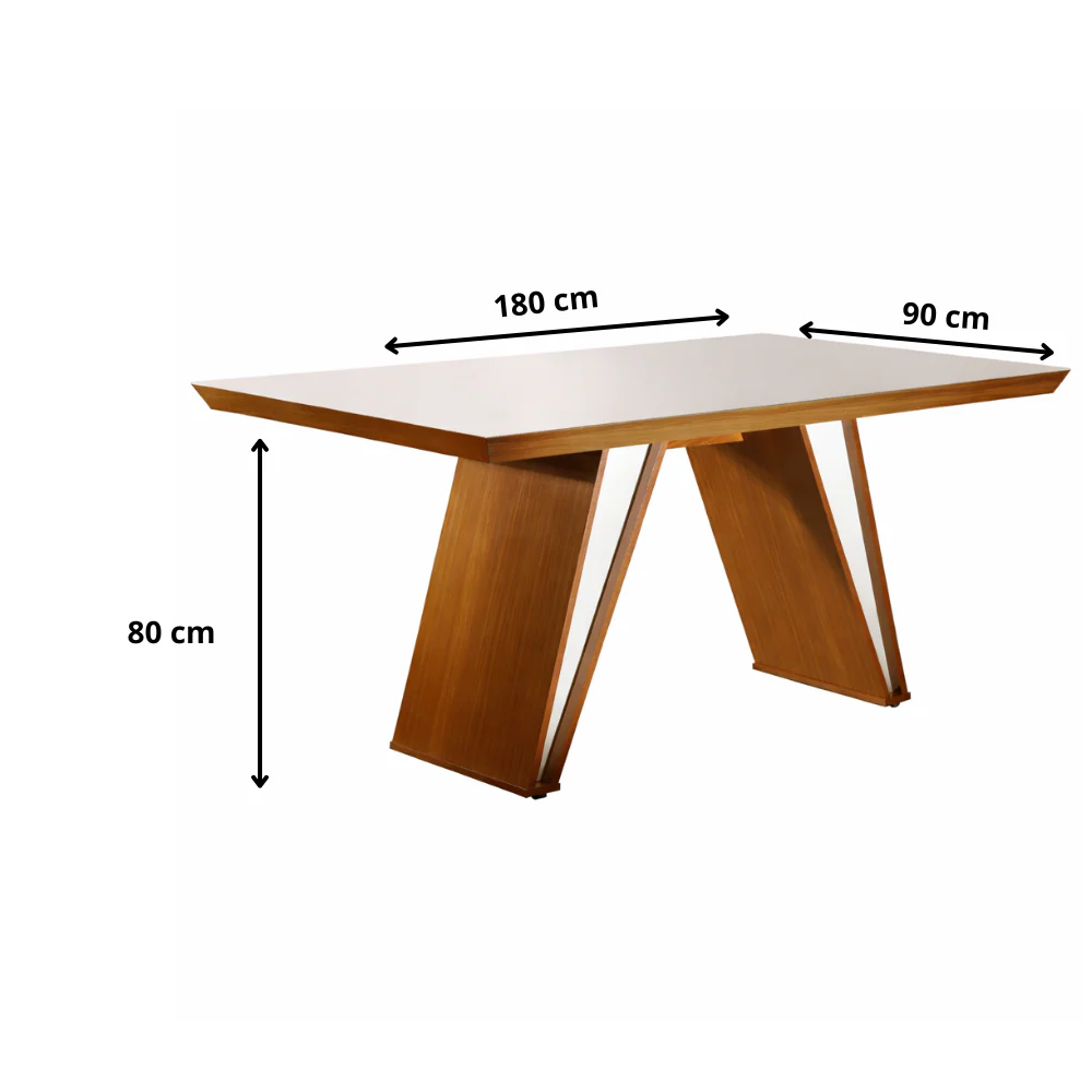 Mesa de jantar Ravena 180x90 Lj Móveis - Image 3