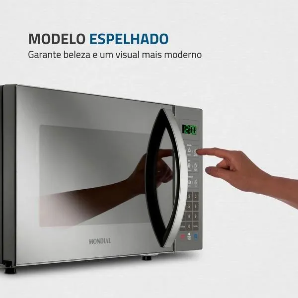 Micro-ondas  Espelhado  34L  MO-02-34-E Mondial - Image 4