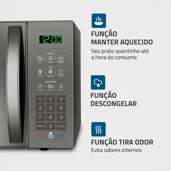 Micro-ondas  Espelhado  34L  MO-02-34-E Mondial - Image 5