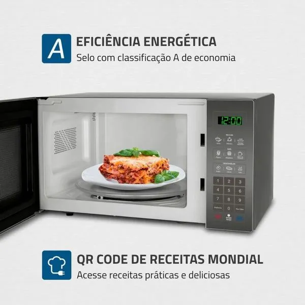 Micro-ondas  Espelhado  34L  MO-02-34-E Mondial - Image 7