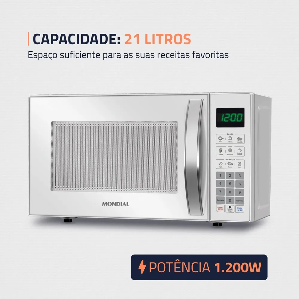 Micro-ondas Mondial 21L MO-01-21 - Image 2