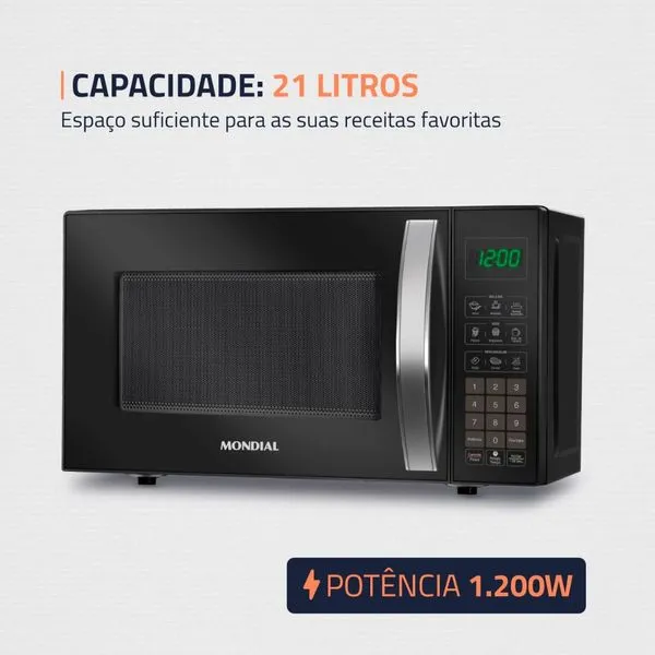Micro-ondas Mondial 21L MO-01-21 - Image 2