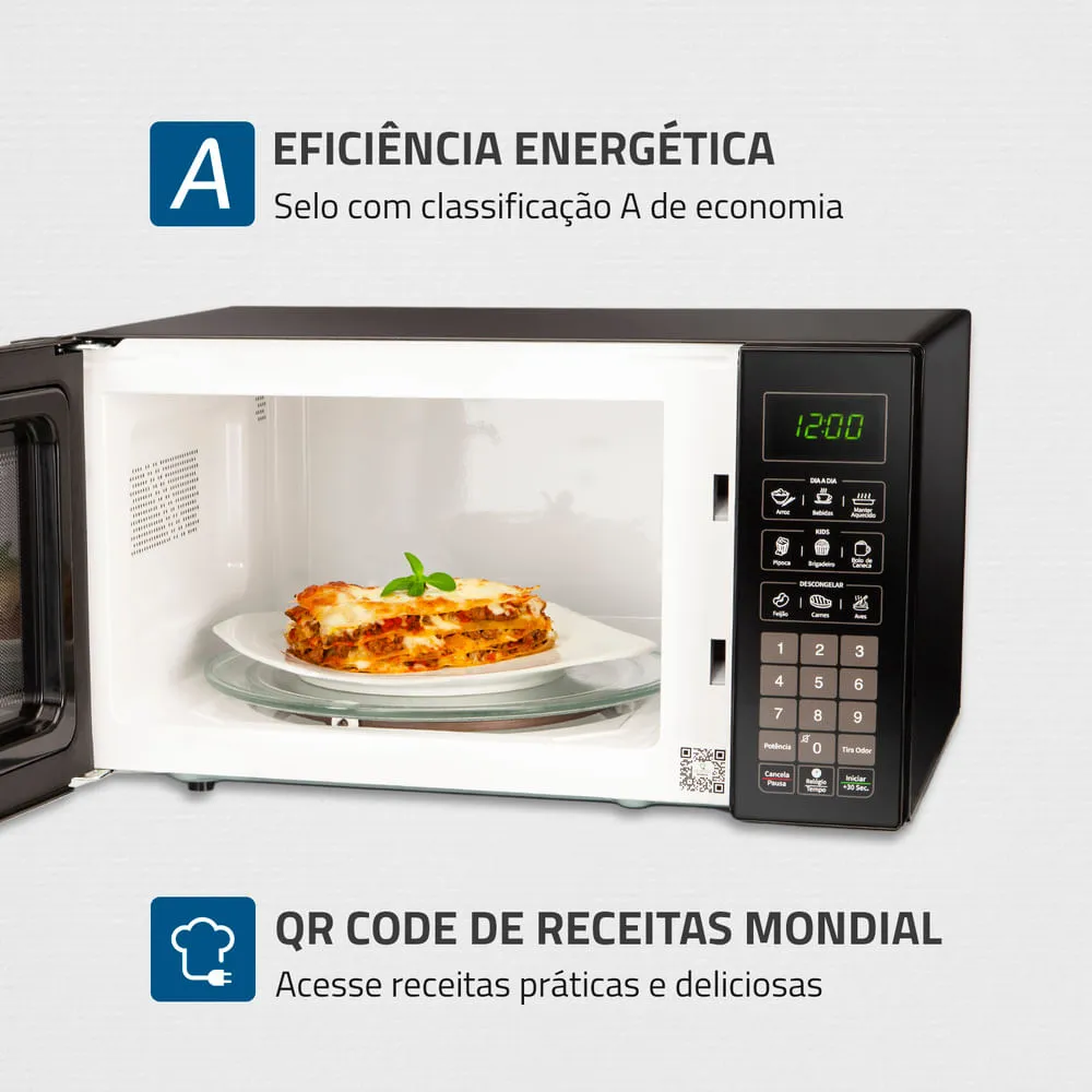 Micro-Ondas Mondial Preto 1400W - MO-02-34-B - Image 5