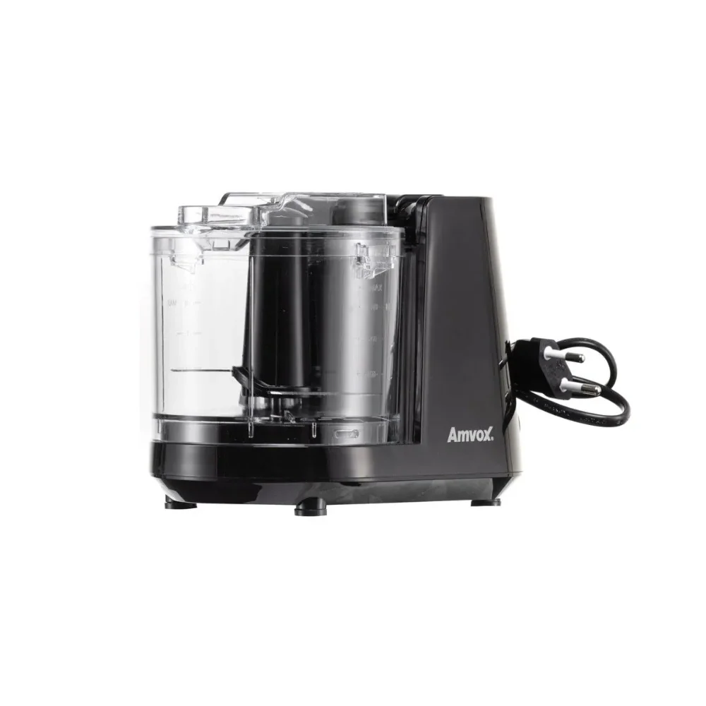 Mini Processador de Alimentos Amvox APR 1001 3 Funções 100W