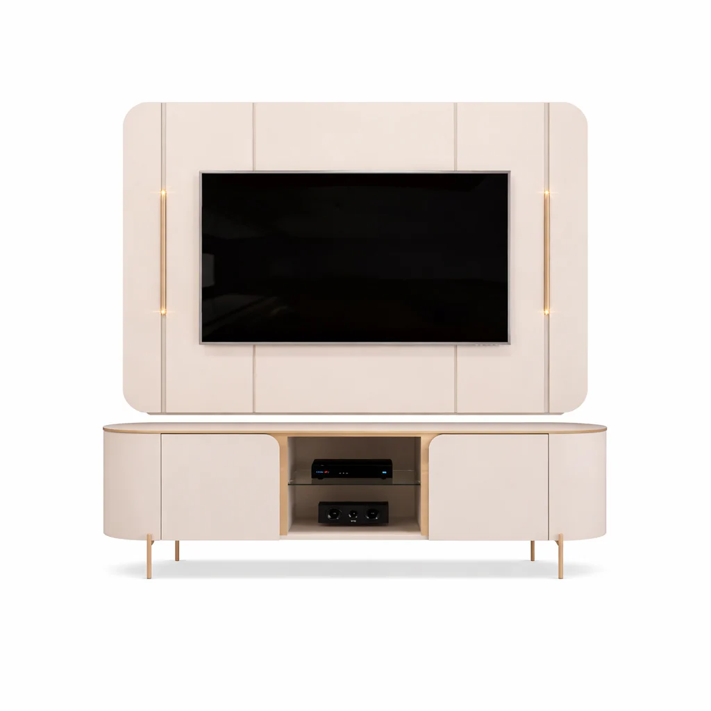 Painel e Bancada Adele Para TV até 65" DJ Móveis - Image 2