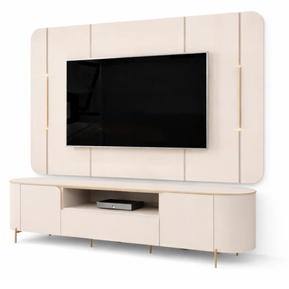 Painel e Bancada Areta Para TV Até 75' Dj Móveis - Image 7