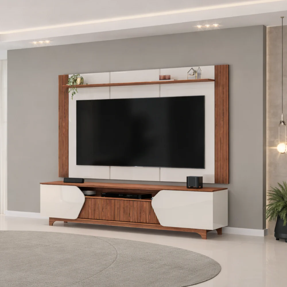 Painel e Bancada Helo para TV Até 75' DJ Móveis - Image 5