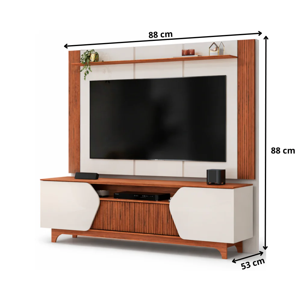 Painel e Bancada Helo para TV Até 75' DJ Móveis - Image 8