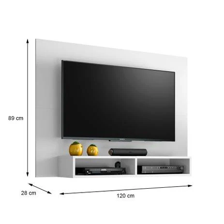 Painel para TV até 49" 2 Nichos Eros  Notável Móveis - Image 4