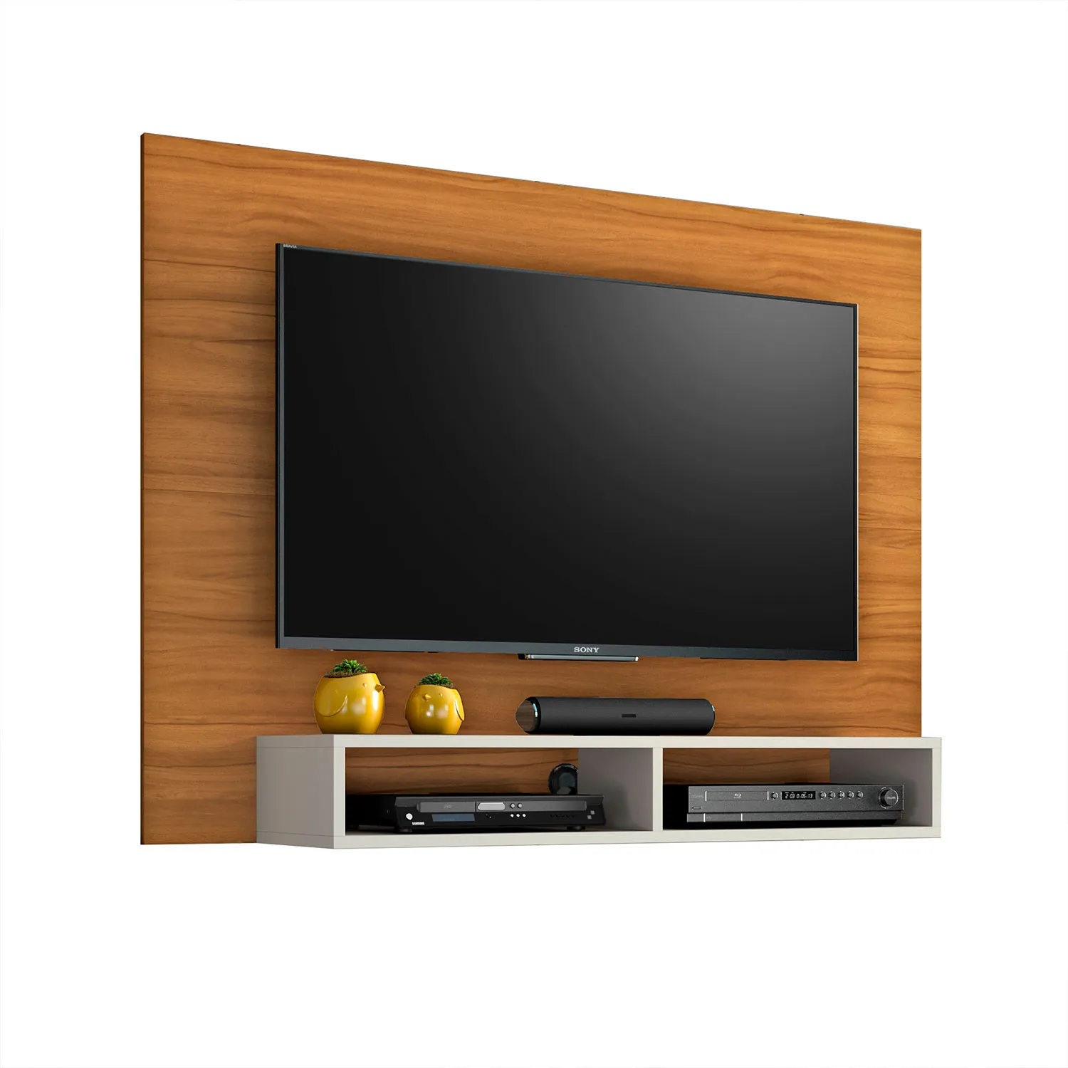 Painel para TV até 49" 2 Nichos Eros  Notável Móveis - Image 6