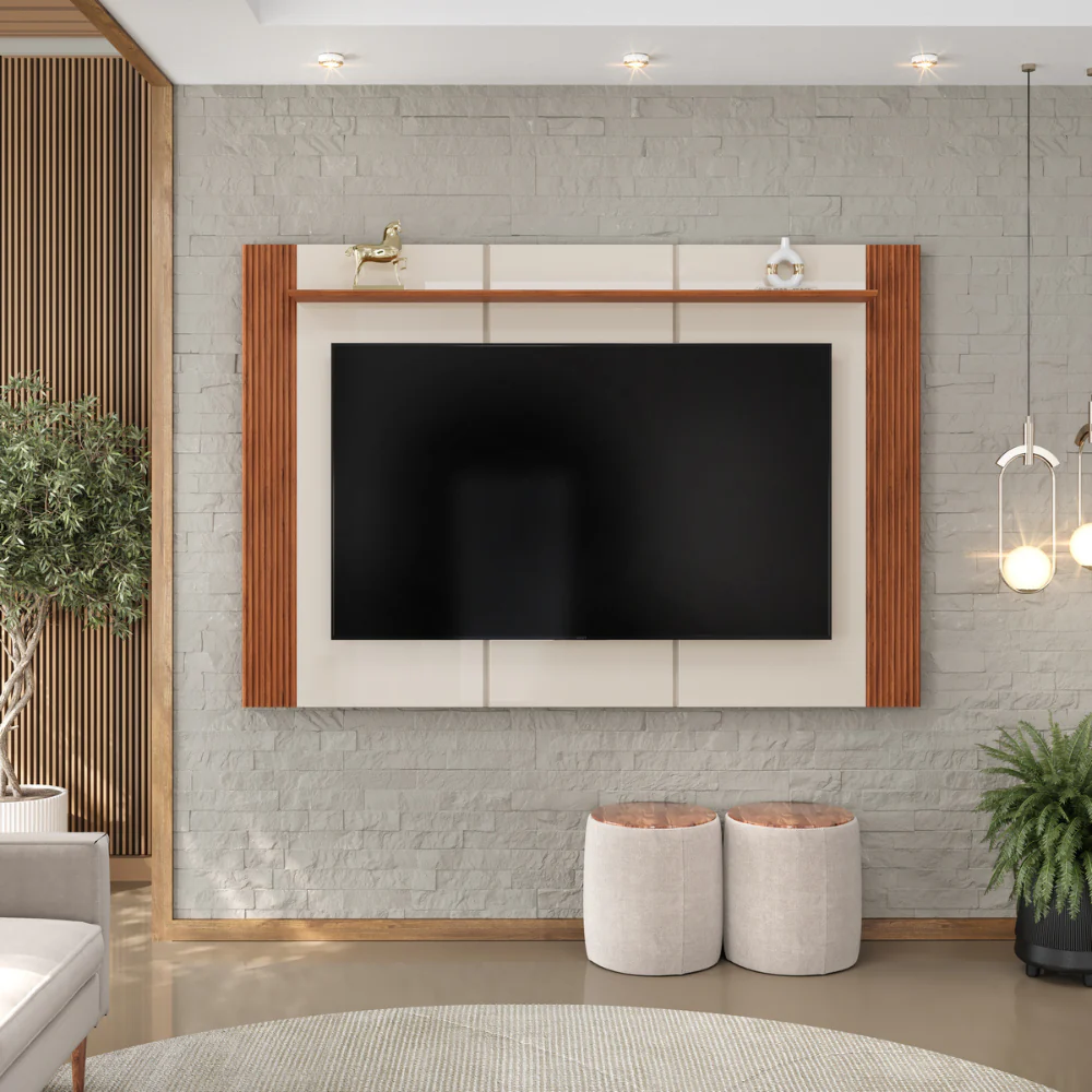 Painel para TV até 65" Ripado 179cm Helo DJ Móveis - Image 4