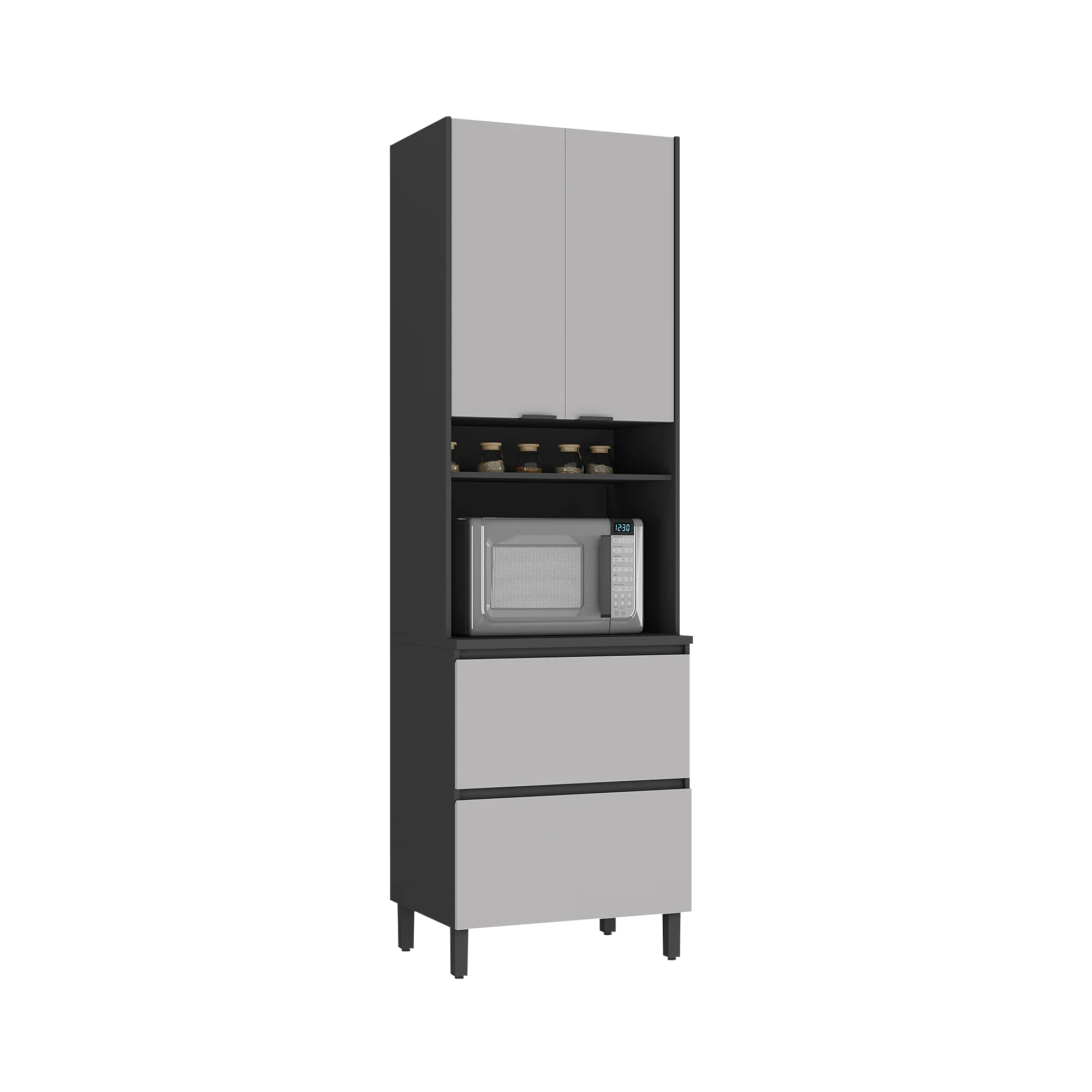 Paneleiro 70 cm 2 Portas 1 Gaveta Lumina Itatiaia - Image 6